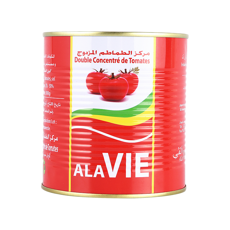 800g Easy Open/Hard Open Canned High Quality Tomato Paste: Bagaimana reka bentuk kalengan memastikan kestabilan dan keselamatan pengangkutan?